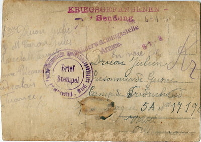 Une carte postale ancienne