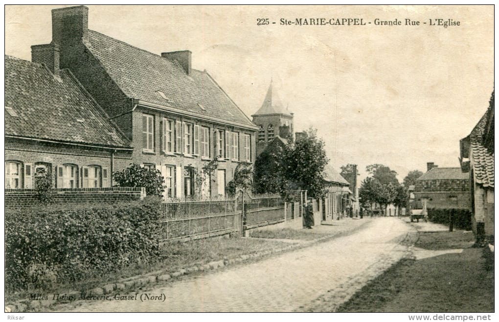 Sainte-Marie-Cappel - Grande Rue - L'Eglise