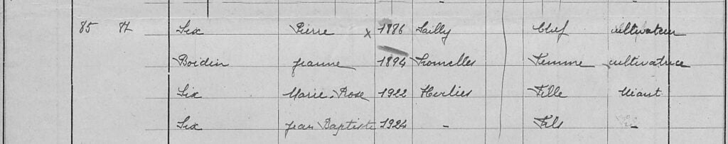 Herlies 1926 Jeanne et Pierre Six