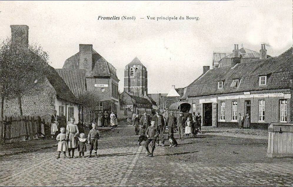 Fromelles d'antan rue principale