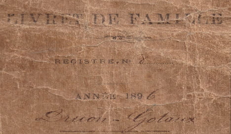 Un livret de famille de 128 ans